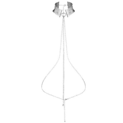 BIJOUX INDISCRETS - DÃSIR MÃTALLIQUE SILVER METALLIC NECKLACE - sexbliss - Foto 1